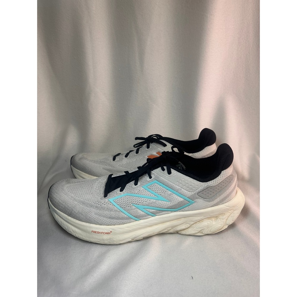 New Balance Fresh Foam X 1080 v13 Mens Running Shoes Grey Teal Orange SIZE 14 - Picture 5 of 11